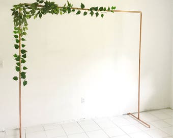 Copper Backdrop No.1- Wedding Backdrop - Wedding Arch - Copper Arch - Backdrop - Copper Wedding - Minimalist Decor - Floral Arch -6.5ft Tall