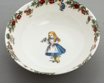 Alice in Wonderland Cereal Bowl