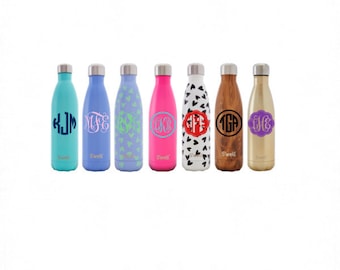 S'well Decal // S'well Bottle Monogram // Monogram Decal // Vinyl Sticker // Vinyl Decal // Free Shipping // Wonderfully Made Creations