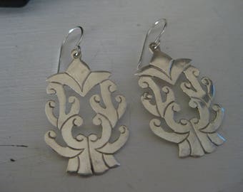 Stunning Sterling Silver Earrings Mexico