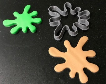 Slime Splat Blob Splash Cookie Cutter | Play Doh | Cake Decoration | Cheap Slime - UK SELLER