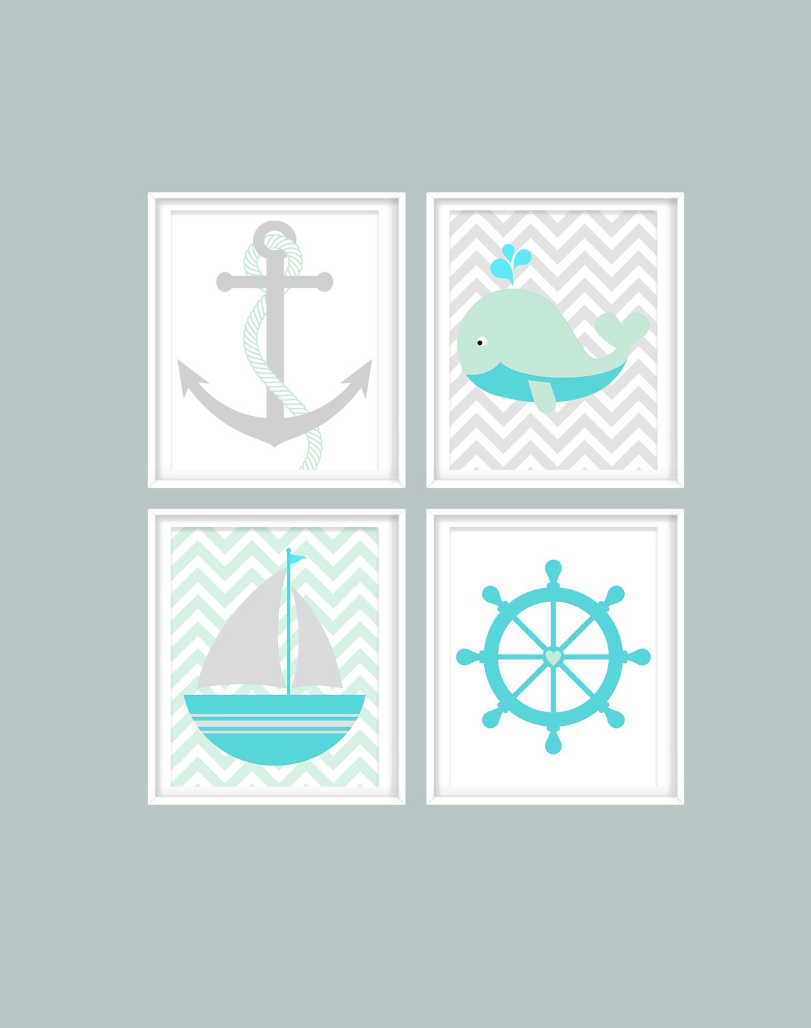 Baby Boy Nursery Prints Nursery Art Nautical Nursery