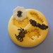 Halloween Molds, Spider Silicone Mold, Bat Molds, Baking Mold, Jewelry Mold, Cake Mold, Cake Pop, Charm, Jewelry, Gift, Putty, Spiderweb