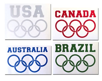 Reflective Olympic Die-Cut Decal
