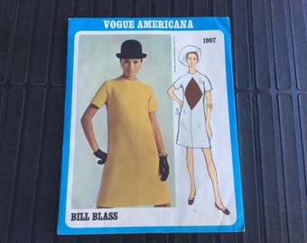 Vintage Vogue Americana Sewing Pattern - UNCUT - Designer Bill Blass - #is 1907 - Bust 31.5
