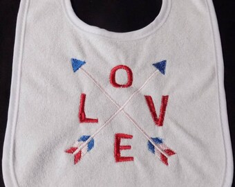 Love - Terry Cloth Bib