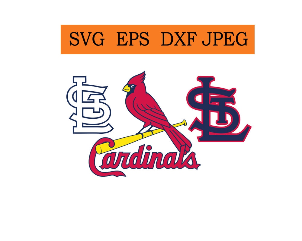 St.Louis Cardinals logo in SVG / Eps / Dxf / Jpg files INSTANT