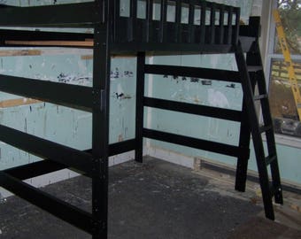 Extra long twin size loft bed