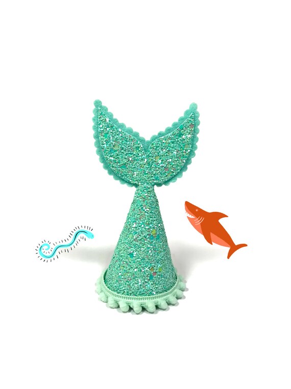 Dog Mermaid || Merdog || Dog Mermaid Hat || Dog Birthday Party Hat || Pet Party Decor || Animal Party Hat || Dog Gift