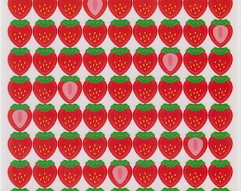 Strawberry Stickers - Japanese Stickers - Reference C5909-10C6168-70