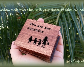 music box, gift for mom, gift for grandma, you are my sunshine, personalized gift, simplycoolgifts, mothers day gift, gifts for mom