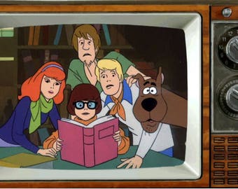 SCOOBY-DOO TV Fridge Magnet 2" x 3" art Saturday Morning Cartoons Refrigerator nostalgic retro