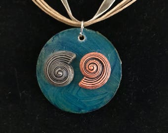 Beside the Sea - Spiral Shells Necklace