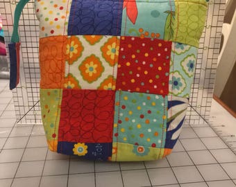 Quilted Pouch - Zippered Pouch
