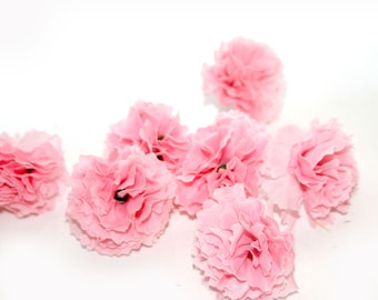 Baby Pink Carnations - 100 count - Artificial Flowers - PRE-ORDER