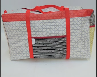 Large Laminate Sail Cloth Duffel Bag