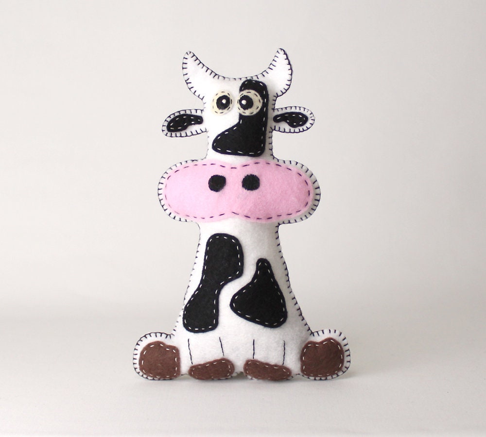 cow stuffed animal sewing pattern