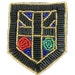 Sale! 5 Pack Beaded Crest Shield Appliqué, 4" x 3" -B119