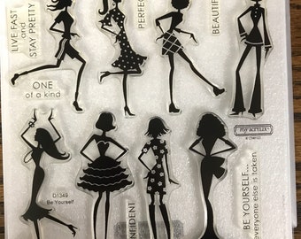 D1349 Be Yourself - CTMH My Acrylix Stamp Sets