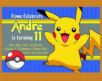 Charizard Invitation 