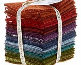 Woolies -FLANNEL Fat Quarter Bundle (20) - Maywood Studio - by Bonnie Sullivan - Colors - C
