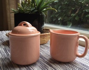 Vintage Japanese Sugar Bowl & Creamer Set