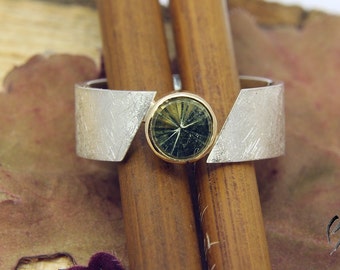 Ring Silber mit Turmalin, Silberring