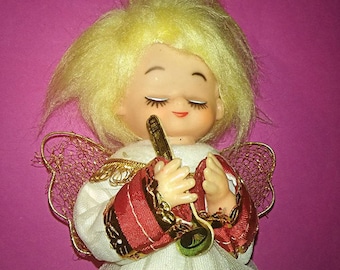 Vintage Billie Idol Wanna Be Angel Tree Topper. New mark down was 11.00 SaLe