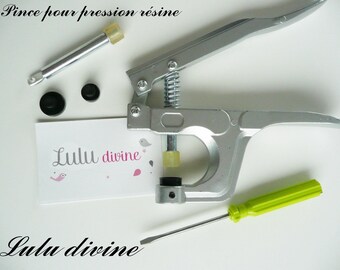 Pince à pressions pour pose de pressions résine KAM