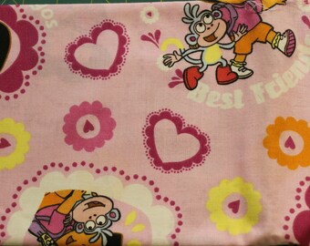 Dora and Boots 100% cotton fabric