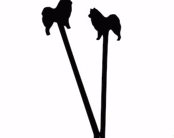 Custom Dog Silhouette Swizzle Stick,Gift Ideas,Personalized Gift,Drink Stirrer,Wedding Gift,Dog,Gift Ideas,Stir Stick,Gift idea, 50 pack