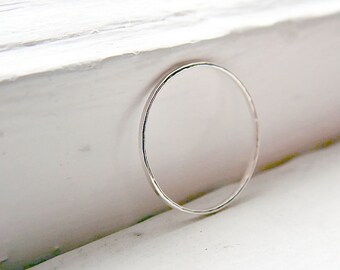 Thin Stacking Ring Sterling Silver