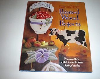 Book Painted Wood Projects Country Style by Primrose Path Item B51