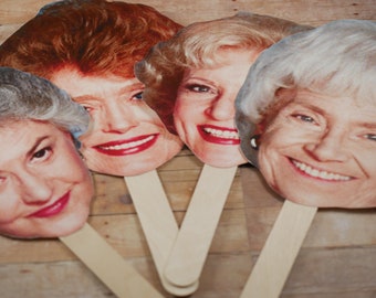 The Golden Girls photo booth, Golden Girls photo booth props, Golden Girls party, Dorothy, Rose, Sophia, Blanche