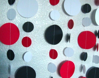 Ladybug party garland