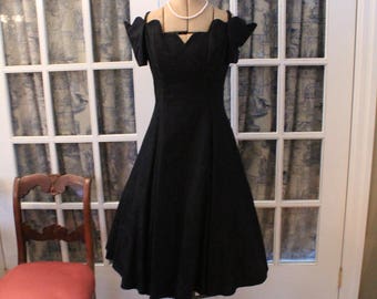 1980's does 50's prom dress, off the shoulder with Tulle Underskirt