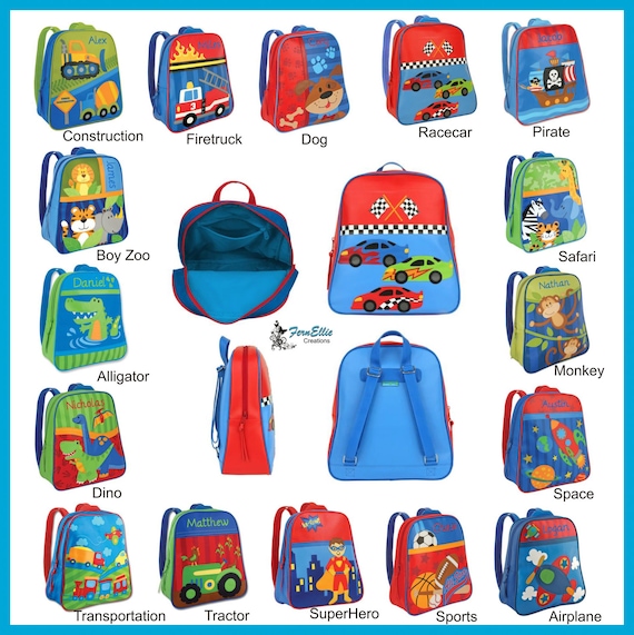 Stephen Joseph Go Go Backpack, Persnoalized Backpack, Kids Backpack, Back To School, Boys Backpack, Girls Backpack, Preschool Bookbag