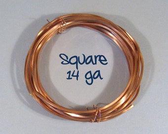 14ga 5ft DS SQUARE Copper Wire