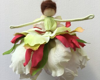 Flower Fairy Christmas Ornament