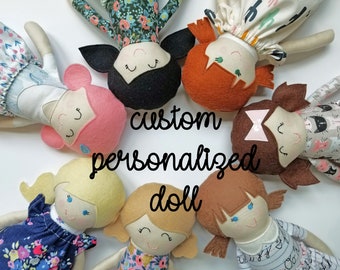 etsy personalized doll