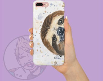 Sloth iPhone Case - Sloth Galaxy Case - iPhone X Case - Animal Lover - Best friend Gift - Sloth Phone Case - Sloth Gift - Mom Gift