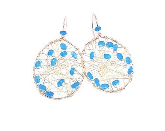 Webbed Jewel Earrings