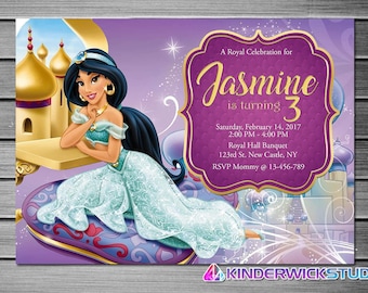 Jasmine Invitation Etsy