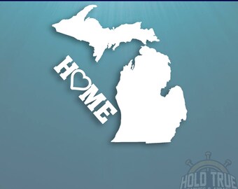 Michigan Decal - PICK COLOR and SIZE - Michigan Home Decal - Mi Decal - Michigan Car Decal - Michigan sticker - Michigan car sticker