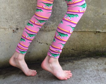 Roller Skating Dinosaur Leg or Arm Warmers for Boys and Girls - Baby, Toddler Legs - Kid, Tween Legs or Arms - Birthday or Baby Shower Gift