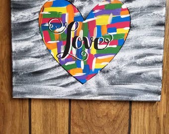Abstract Love Sign
