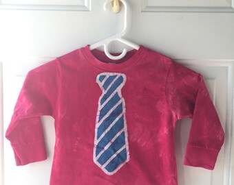 Kids Shirt with Tie, Boys Shirt with Tie, Kids Necktie Shirt, Patriotic Kids Shirt, Kids Tie Shirt, Boys Tie Shirt, Girls Tie Shirt (3T)