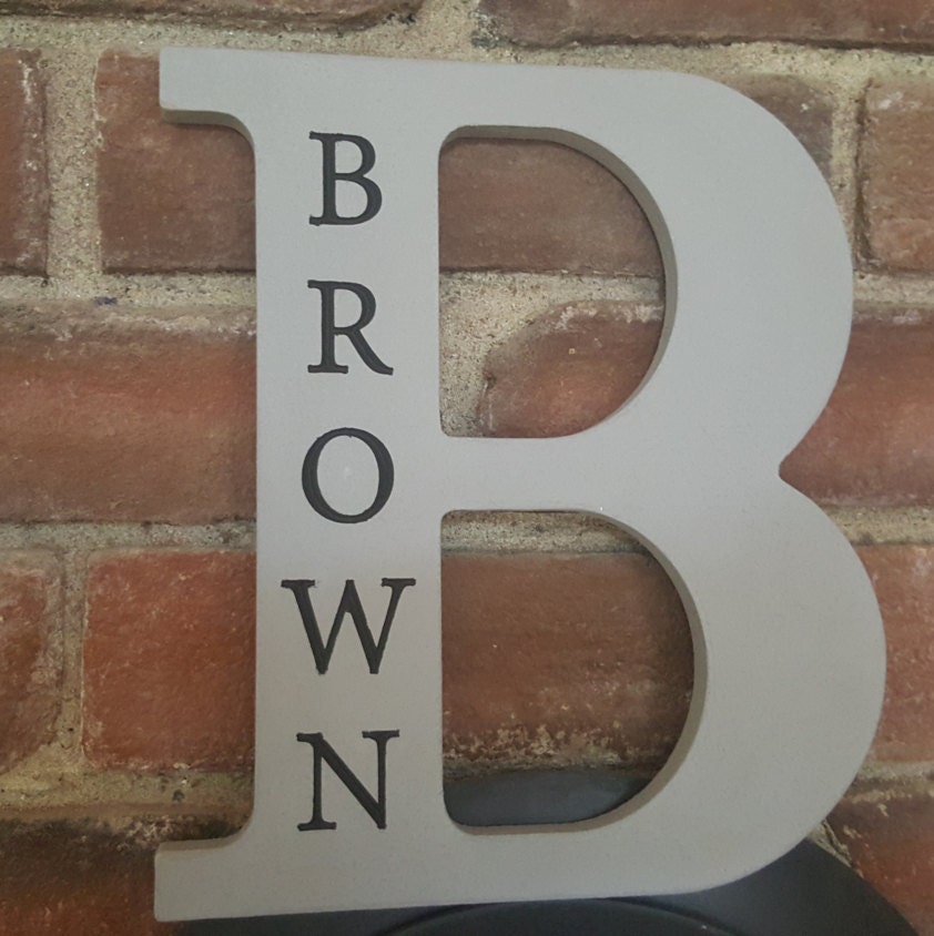 Personalized Name Letter Signs