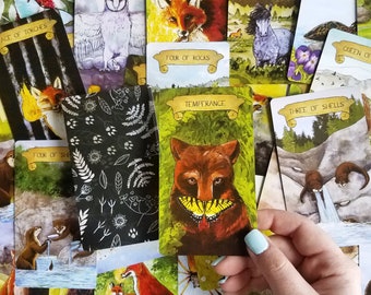 Tarot Fauna (80 Card Semi-Traditional Tarot Deck)