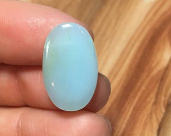 7.6ct Peruvian Blue Opal Cabochon